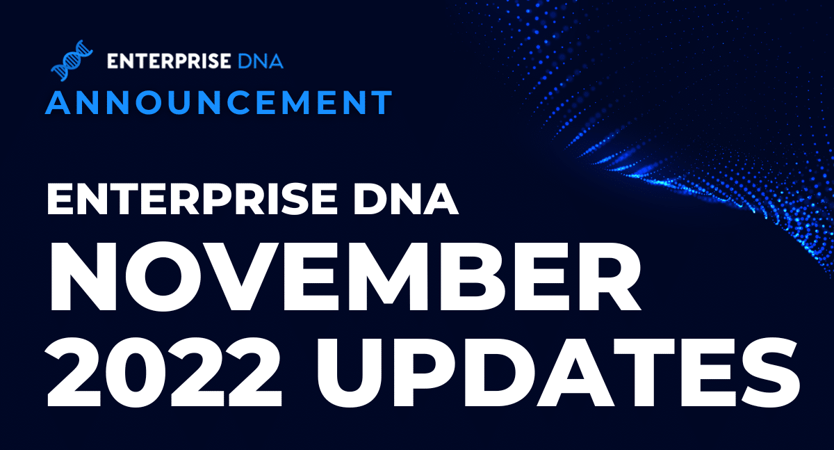 Enterprise DNA November Updates