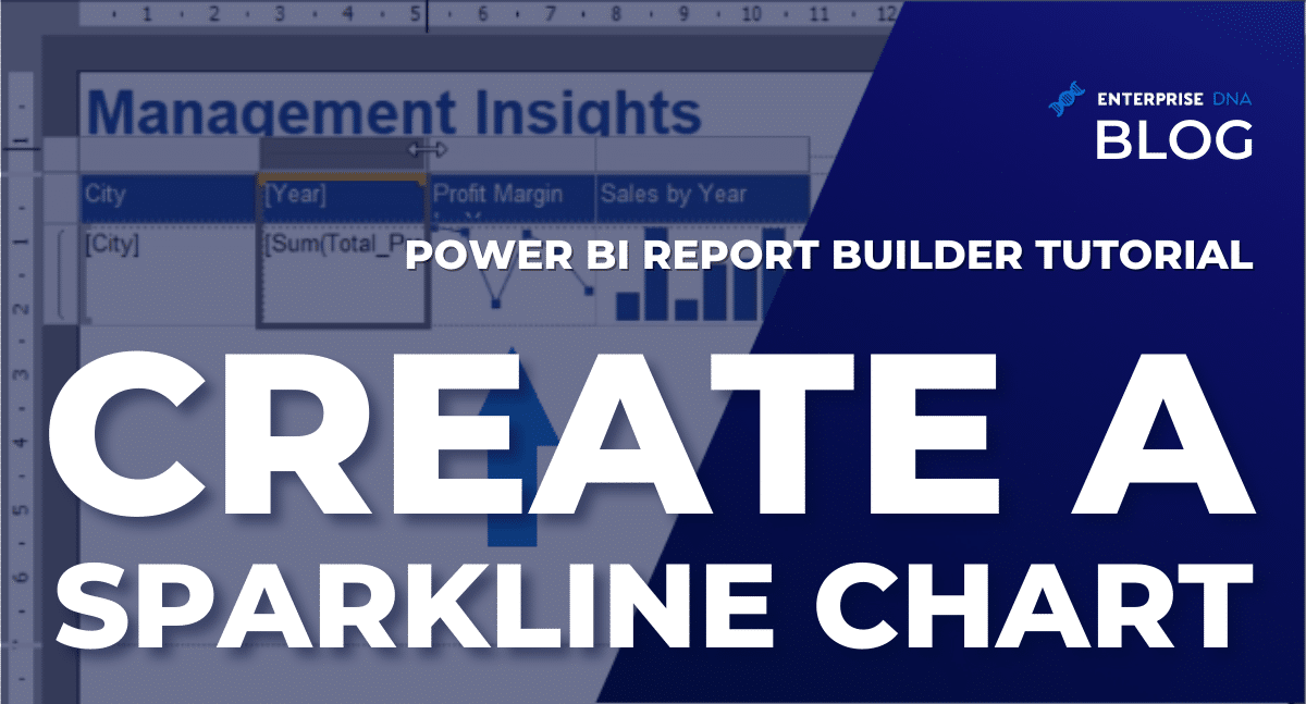 Create A Power BI Sparkline Chart In Report Builder