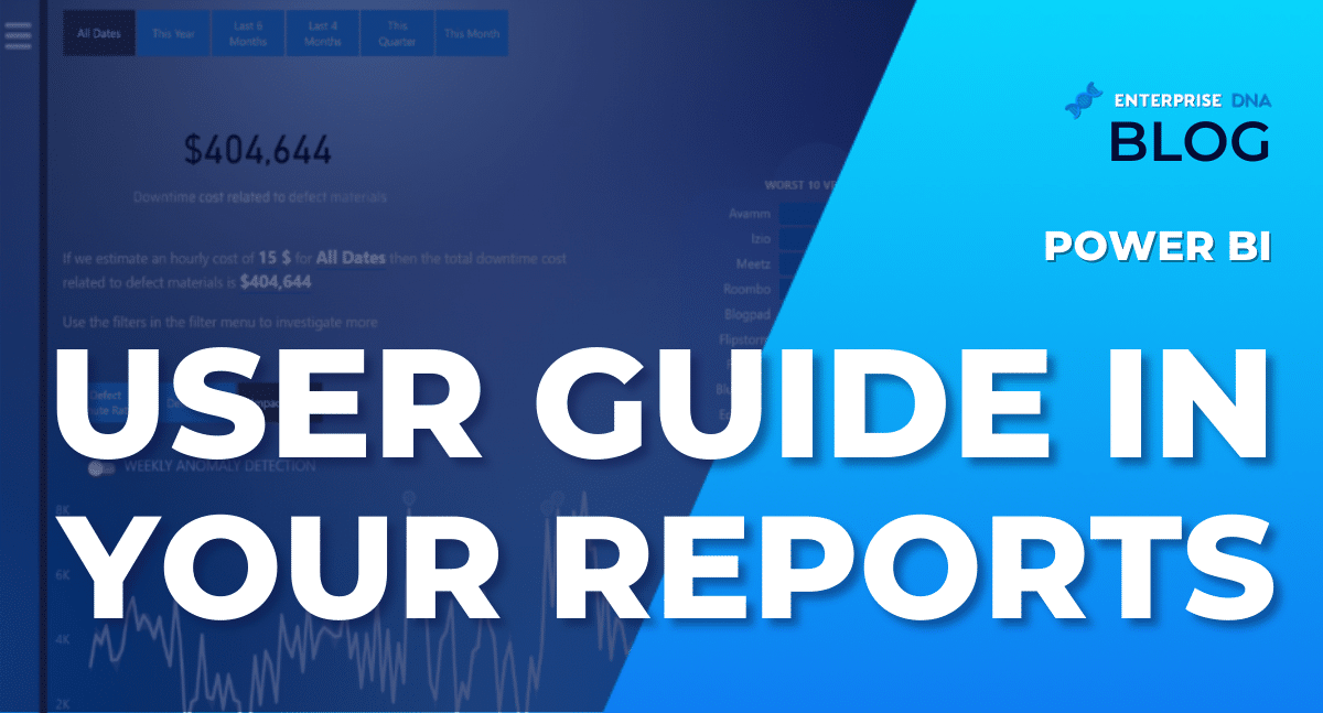 Power BI User Guide In Your Reports - Enterprise DNA