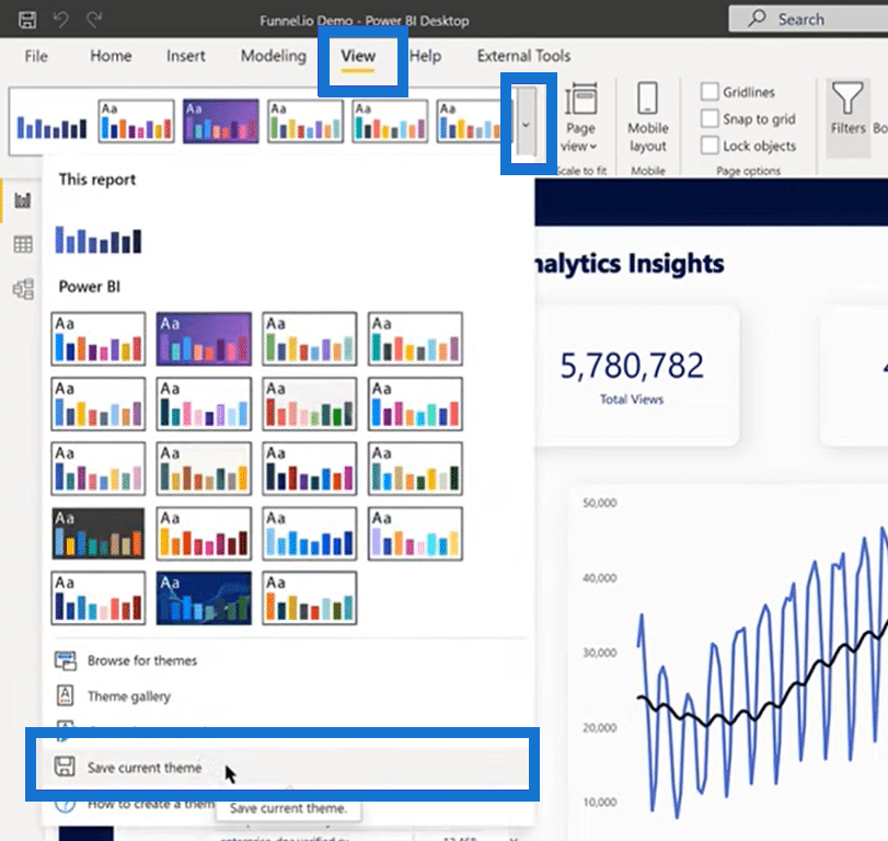 Saving Power BI Themes