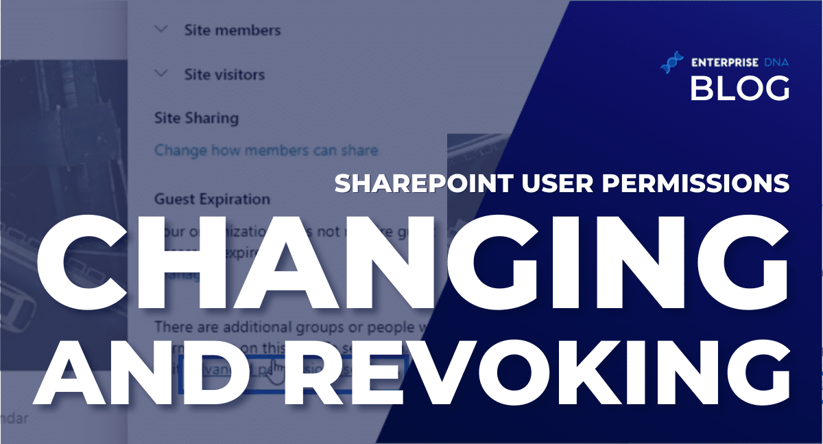 SharePoint User Permissions: Changing And Revoking