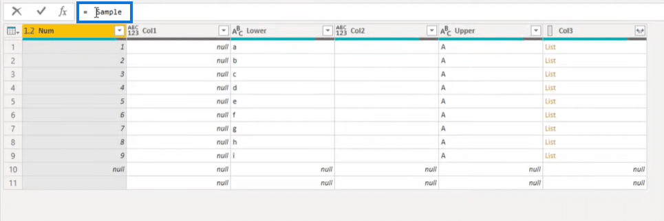 Remove empty columns in Power BI through filtered rows