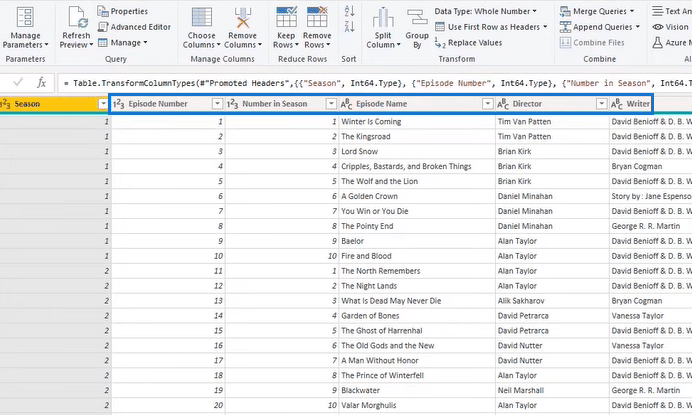 Power BI Python Tutorial: Transform Data