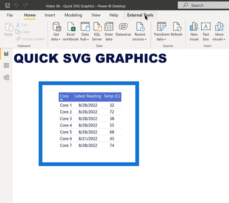 Power BI SVG