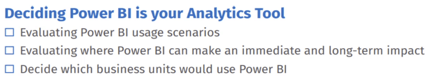 Power BI tools