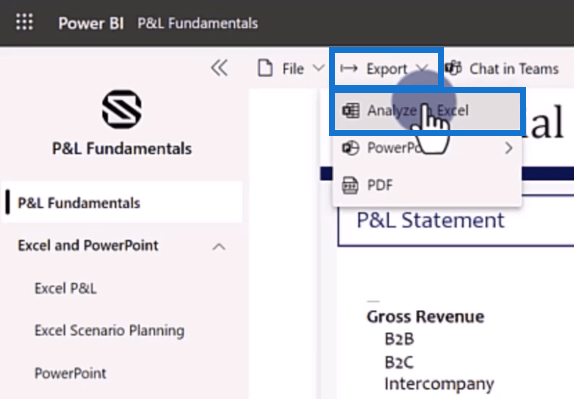 Power BI Excel