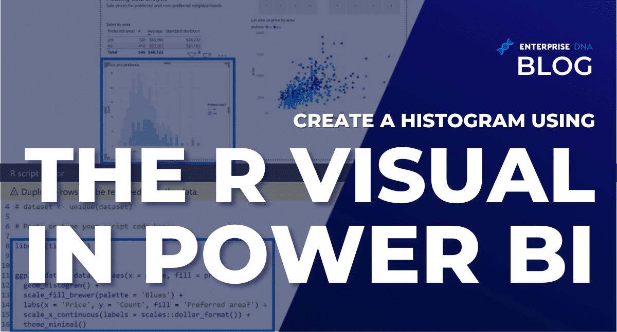 Create A Histogram Using The R Visual In Power BI