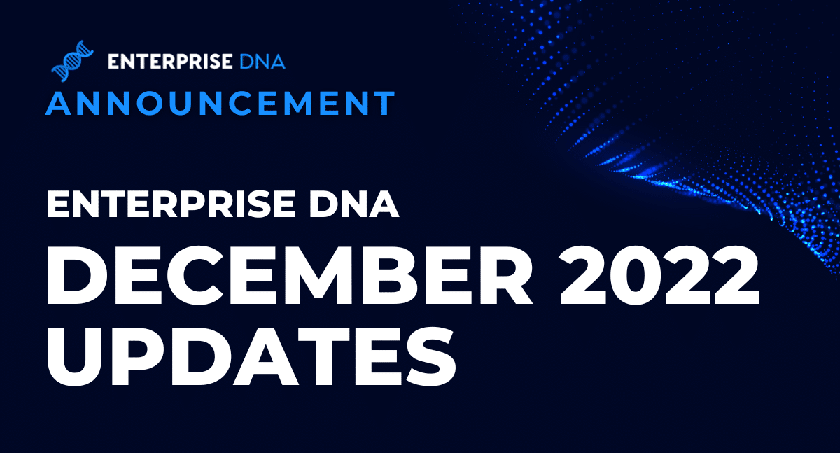Enterprise DNA December Updates