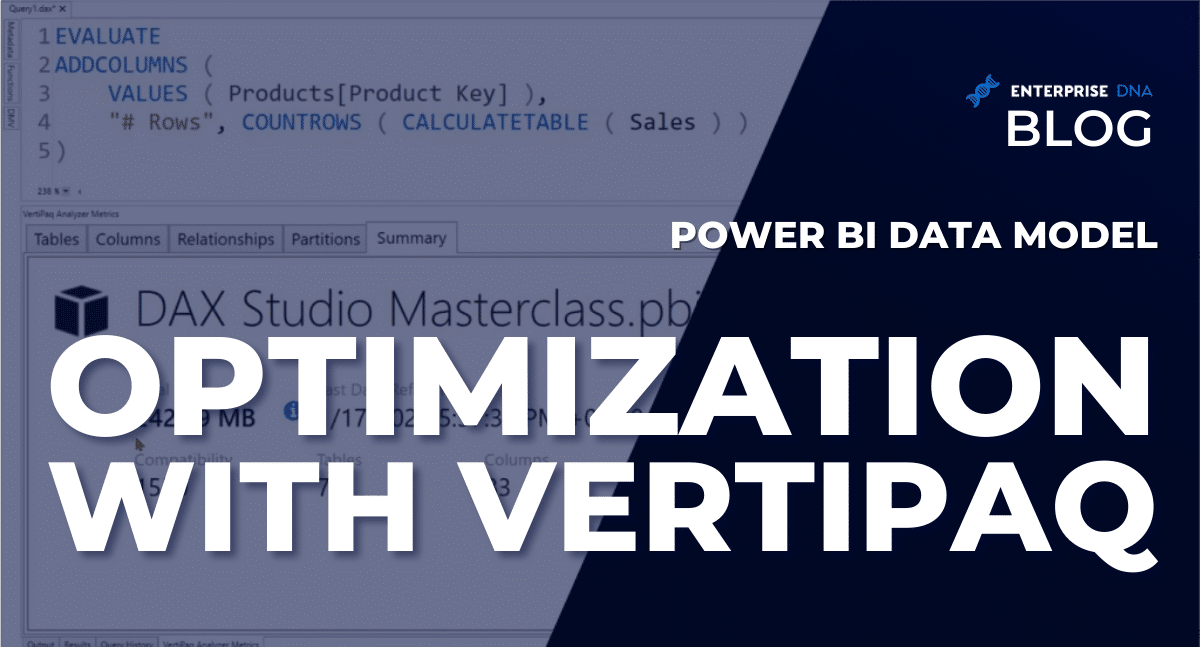 Power BI Data Model Optimization With VertiPaq