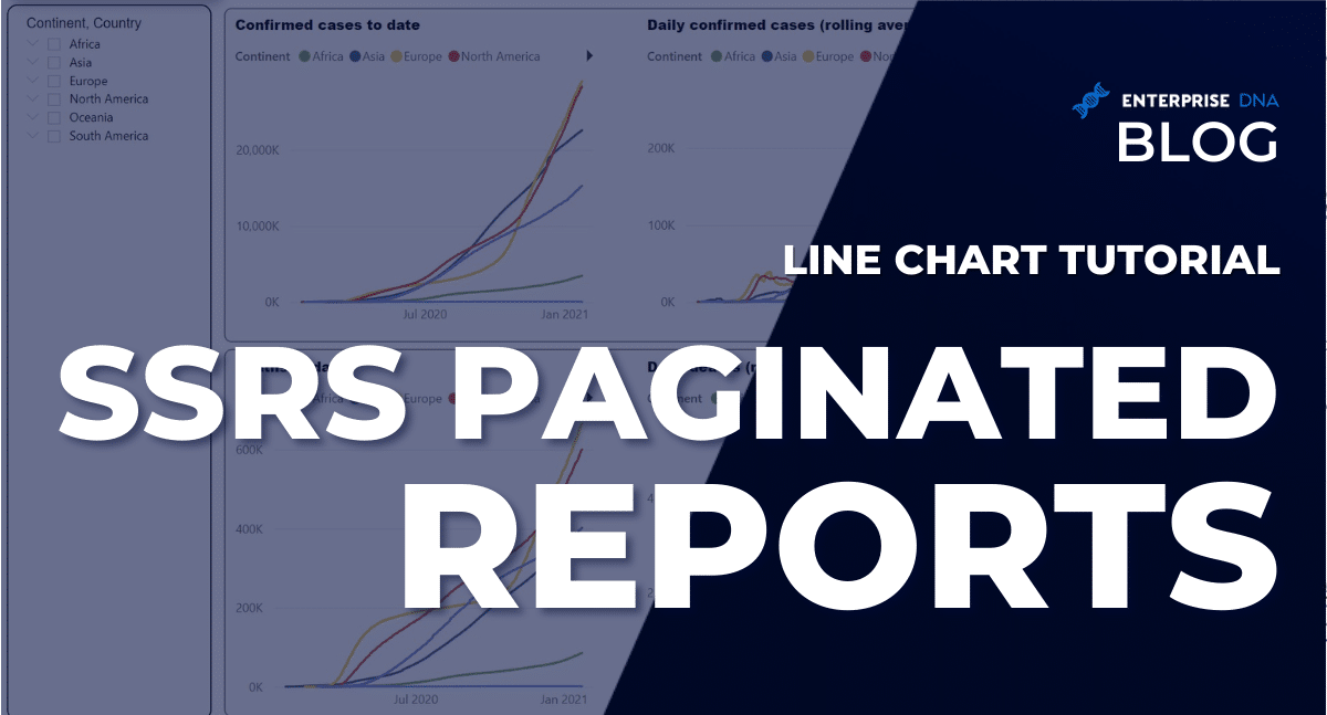 SSRS Paginated Reports Line Chart Tutorial - Enterprise DNA