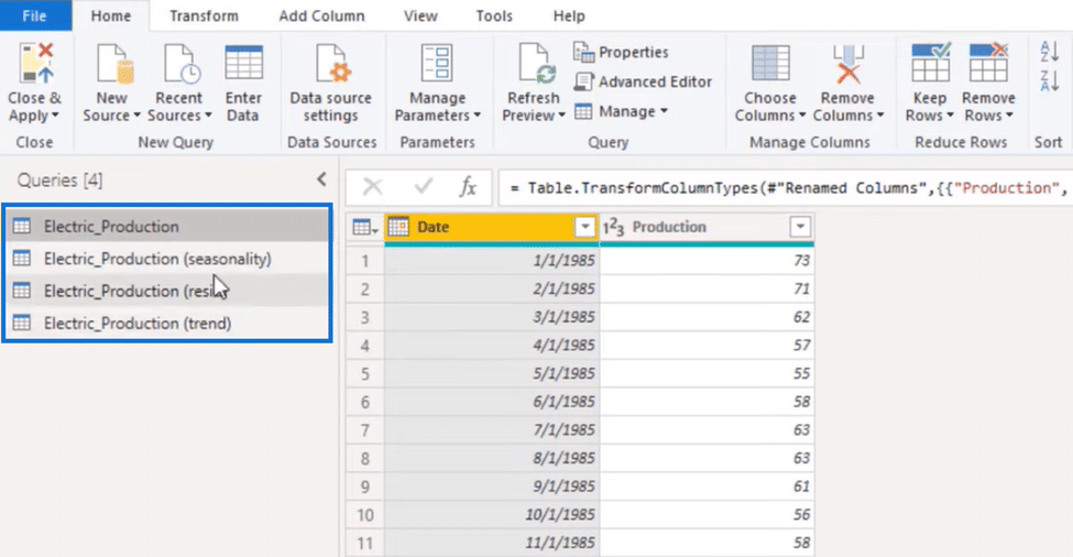 Power BI Time Series Visual