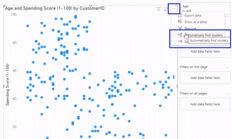Finding Clusters for Clustering in Power BI