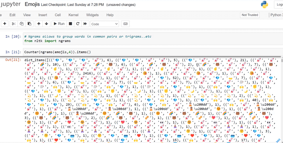 Importing Libraries for Adding an Emoji in Power BI