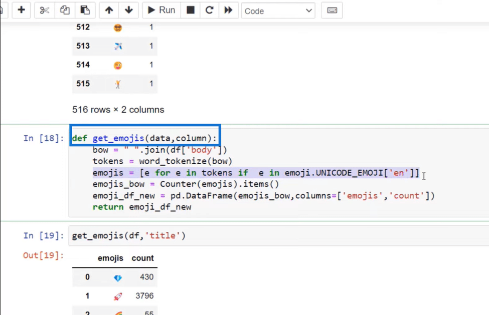 Creating a Function for Adding an Emoji in Power BI