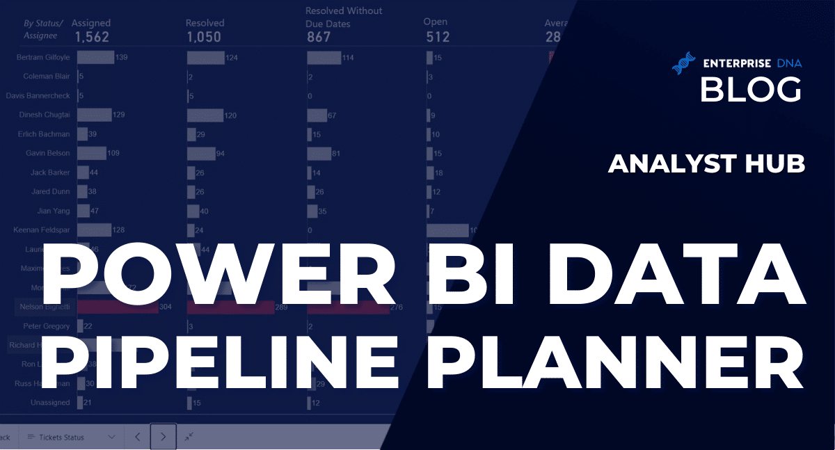 Power BI Data Pipeline Planner In Analyst Hub