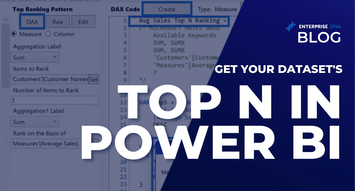 How To Get Your Dataset’s Top N In Power BI