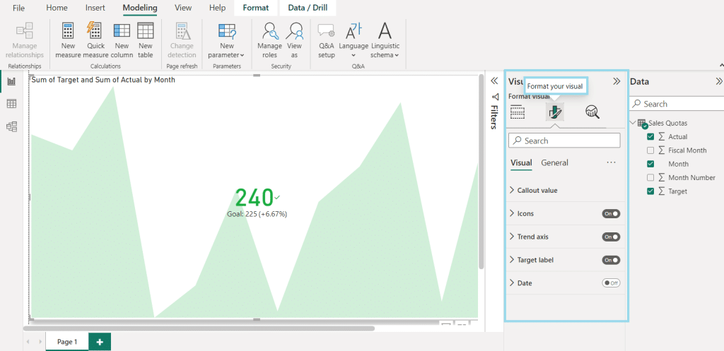 modeling inside the power bi platform