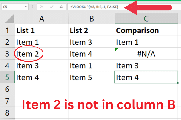 Example of VLOOKUP on two columns