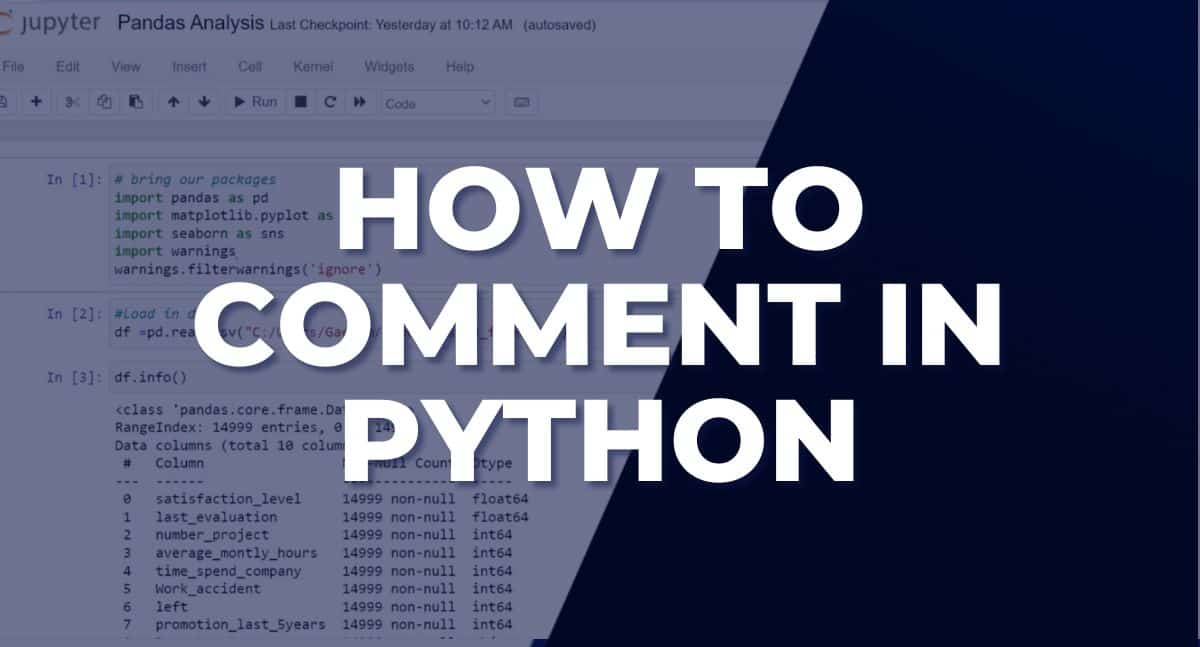 how to comment in python a guide