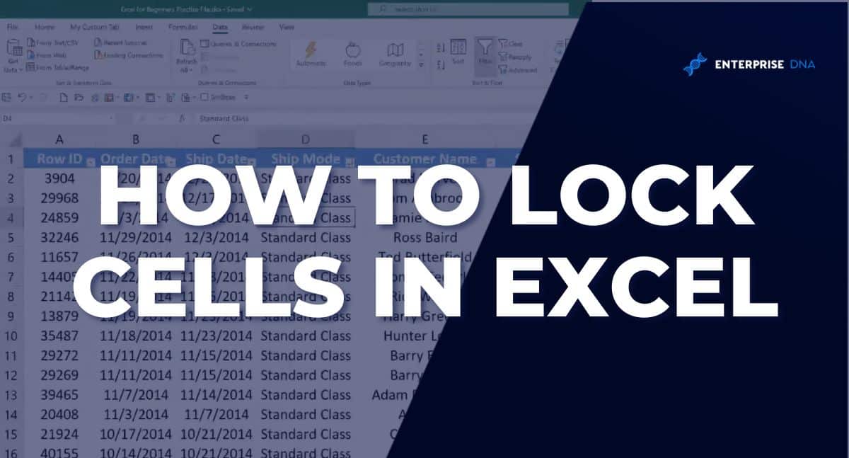 Step By Step Guide How To Lock Cells In Excel Protect You 8990