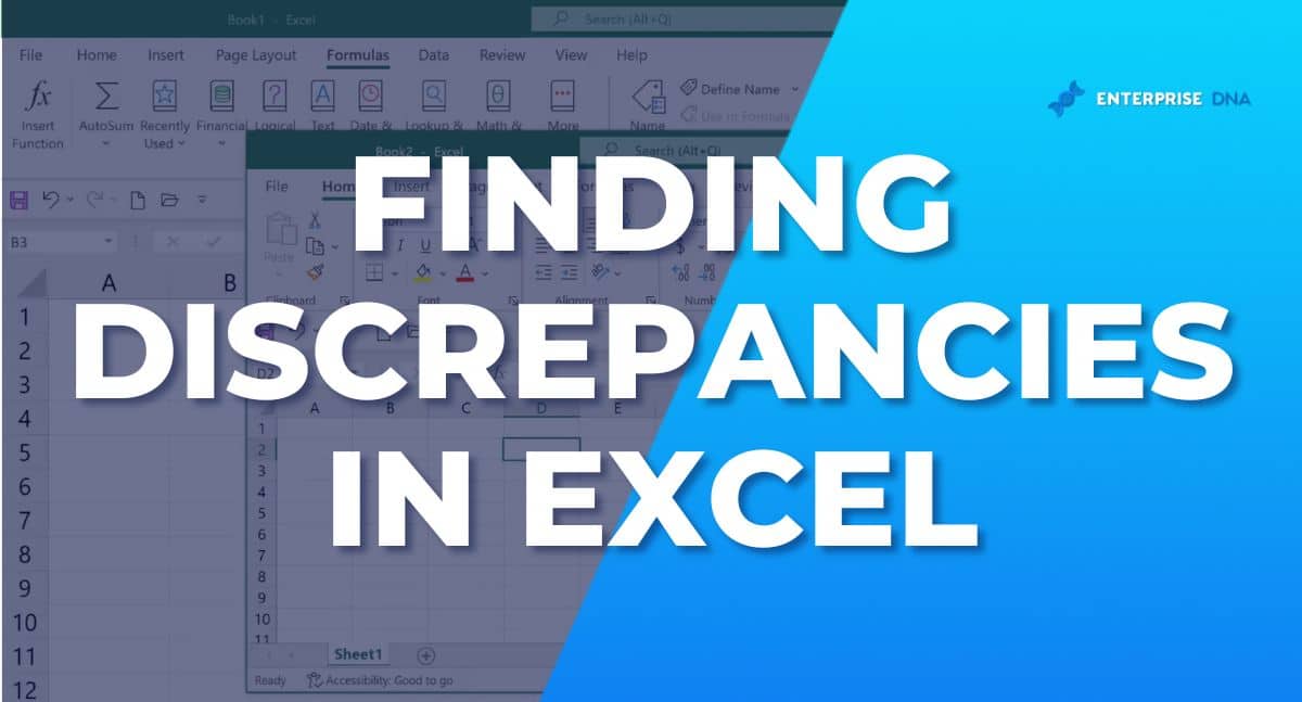 How to Cross-check two lists for discrepancies in MS Excel