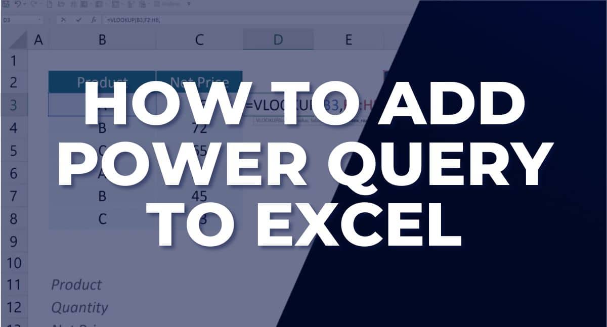 How to add power query to excel, a step-by-step guide.