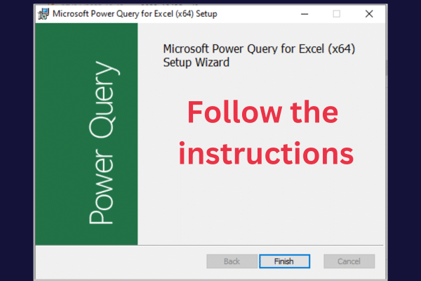 excel power query add-in wizard