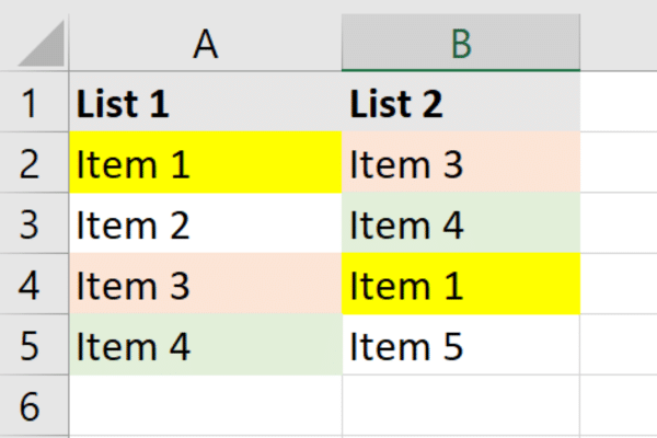 How to compare two columns in Excel using vlookup