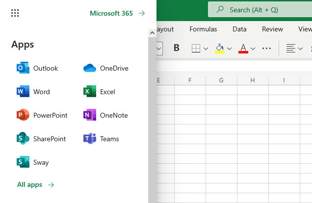 Some Microsoft apps that can integrate with Excel