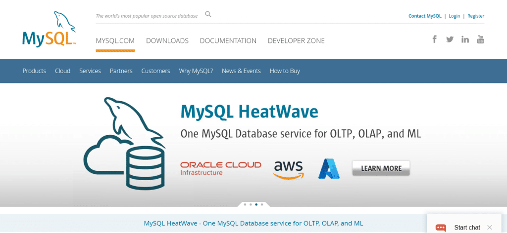 You can download MySQL from the official website.