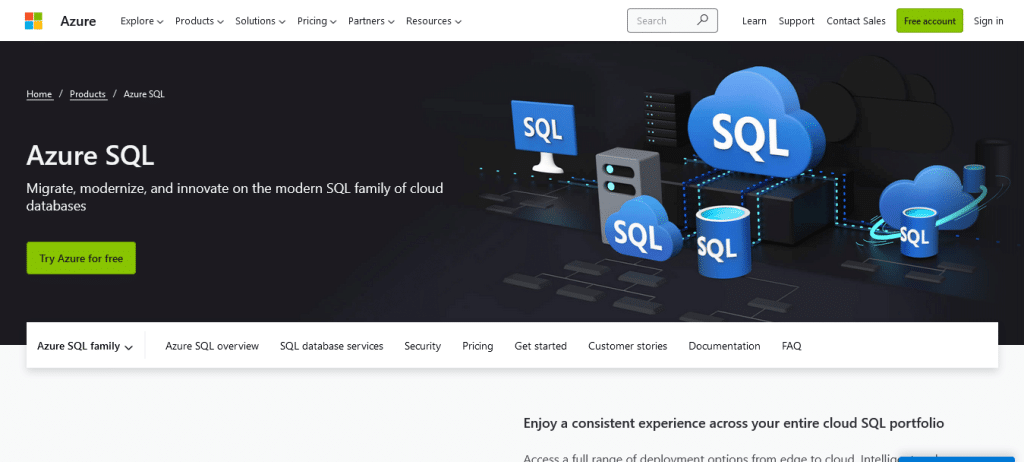 Want to run SQL on the cloud? Check out Microsoft's Azure SQL. 