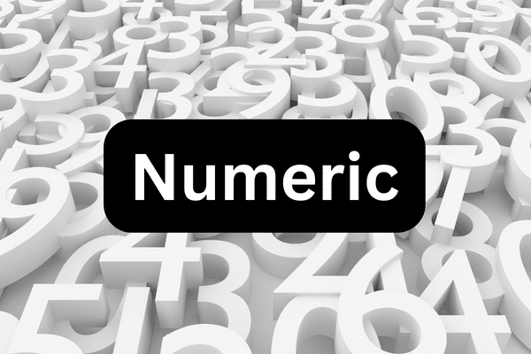 illustration of numeric data