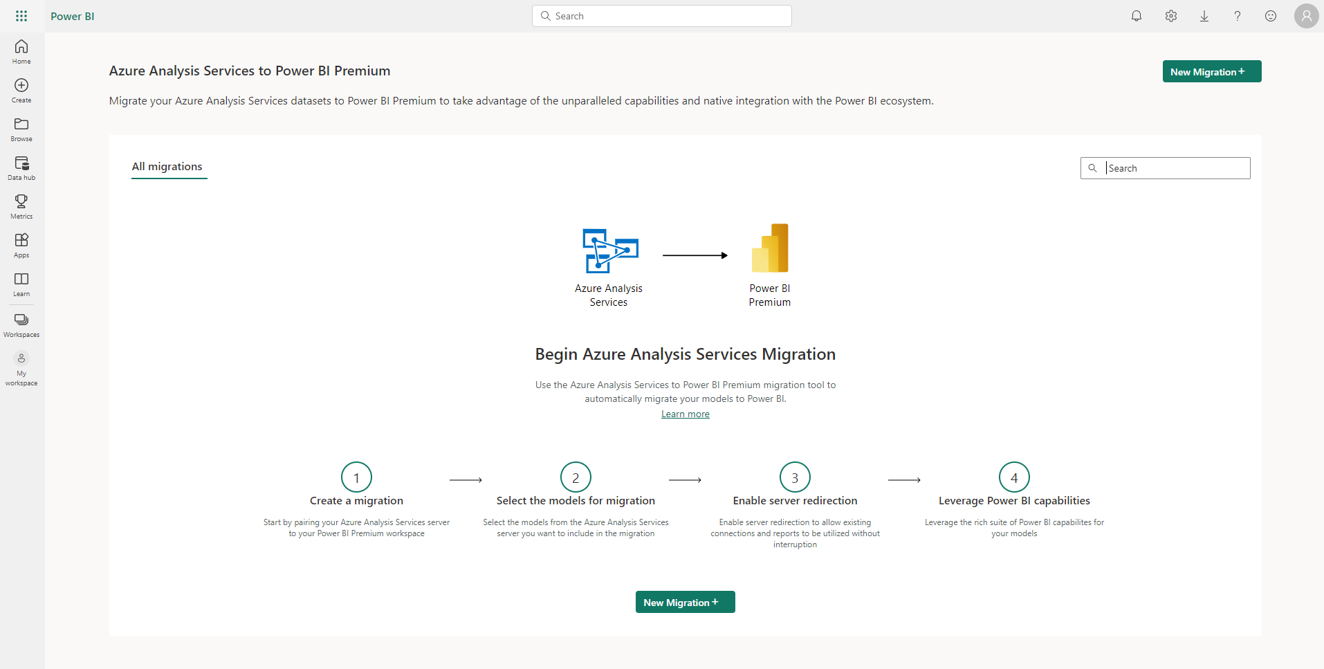 Azure SQL cloud integration with Power BI Desktop