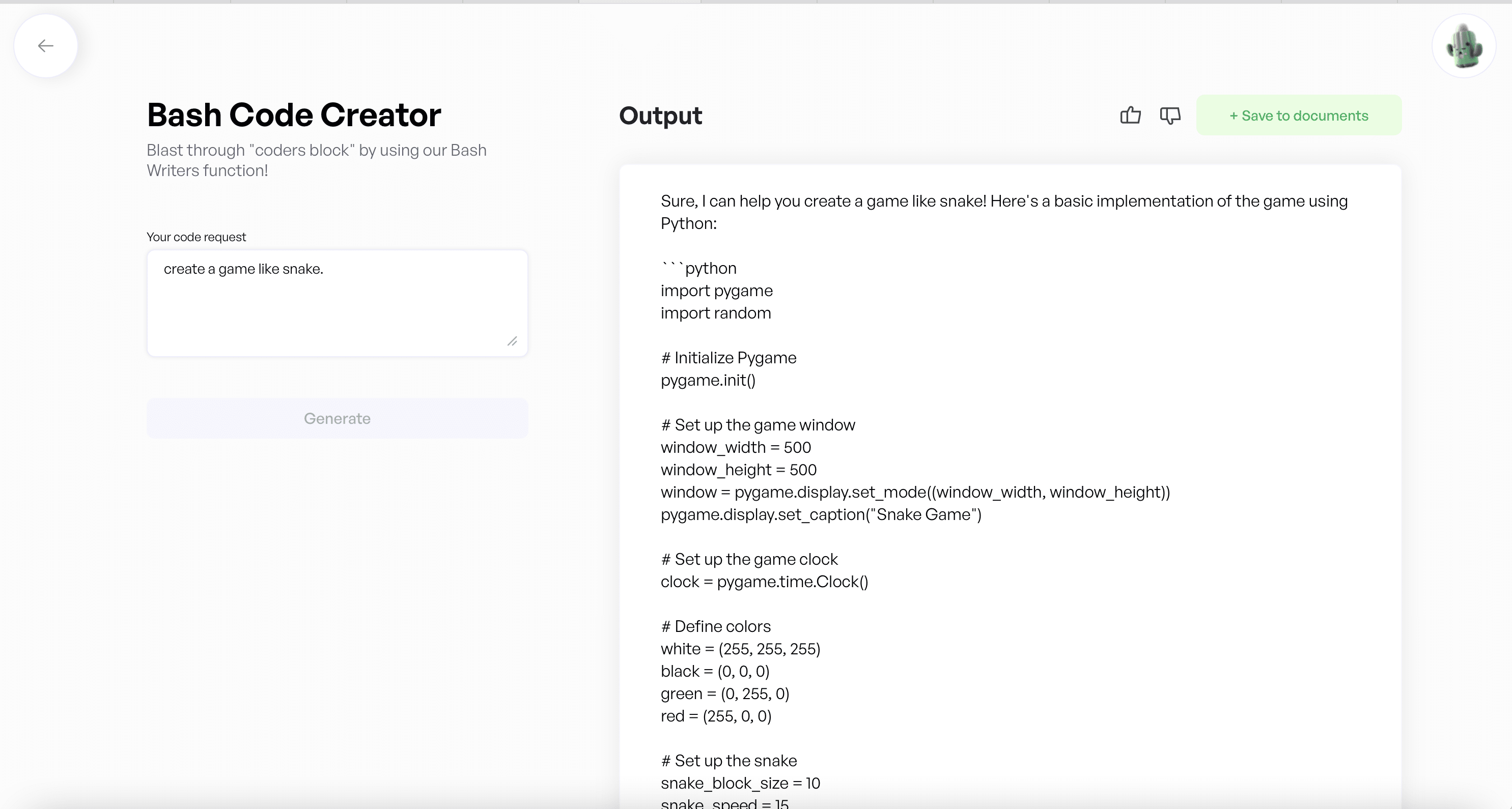 CaktusAI coding tool