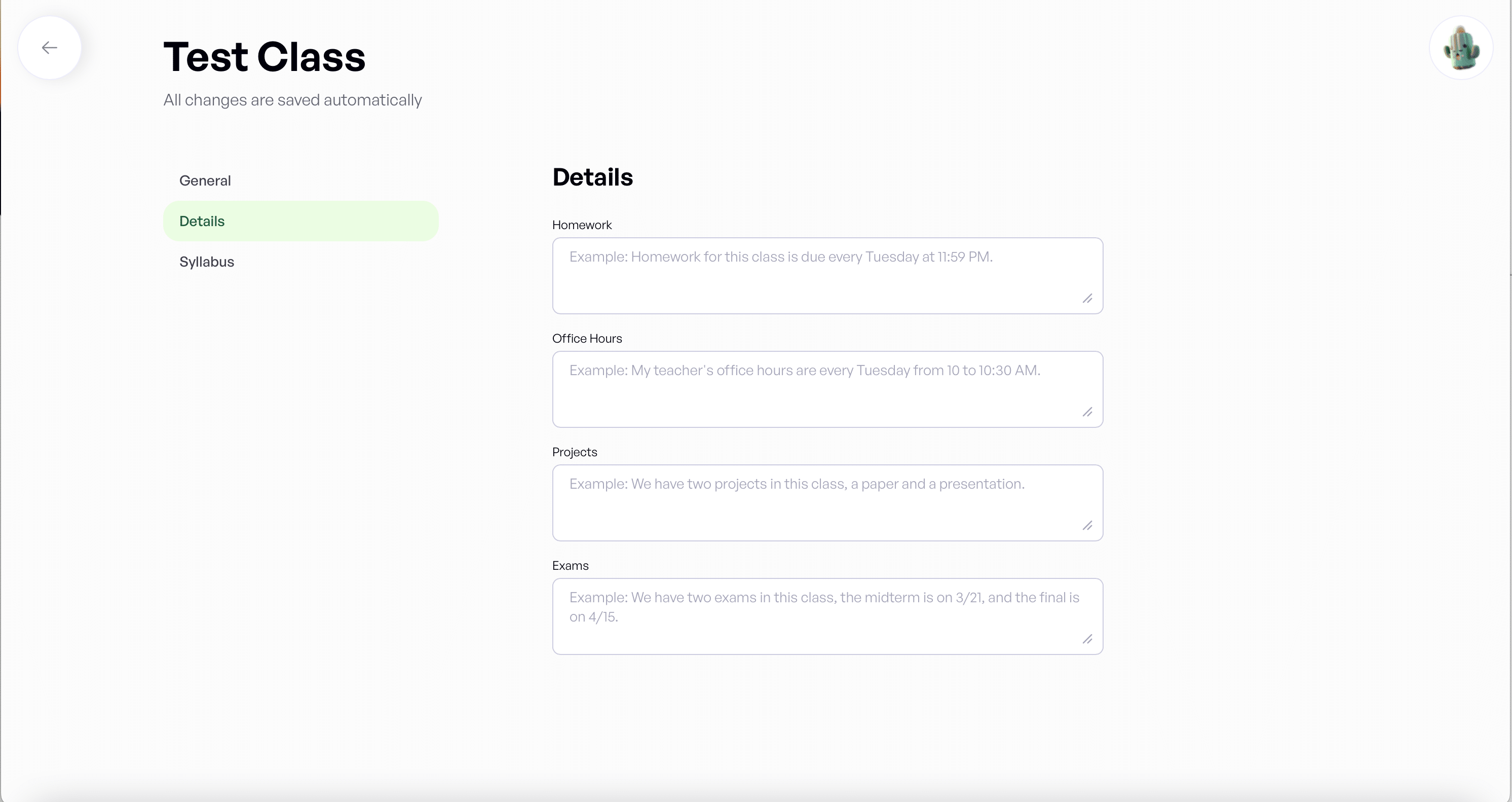 CaktusAI class builgin tool