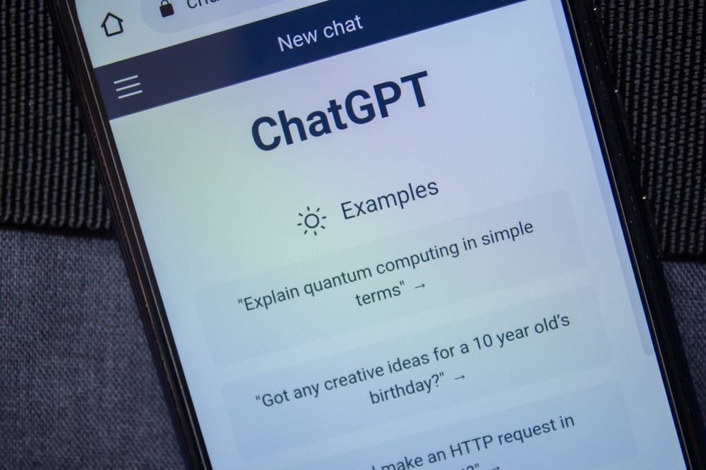 Chatgpt mobile interface used for excel formulas.