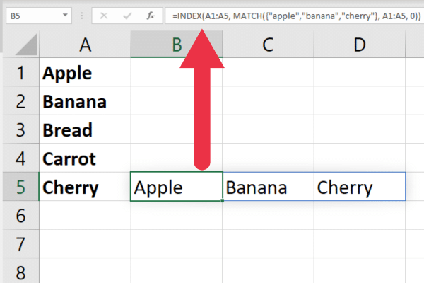 Combine index and match to lookup multiple values in a data set