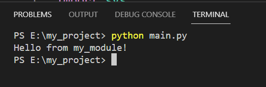 Running the main.py code in Python