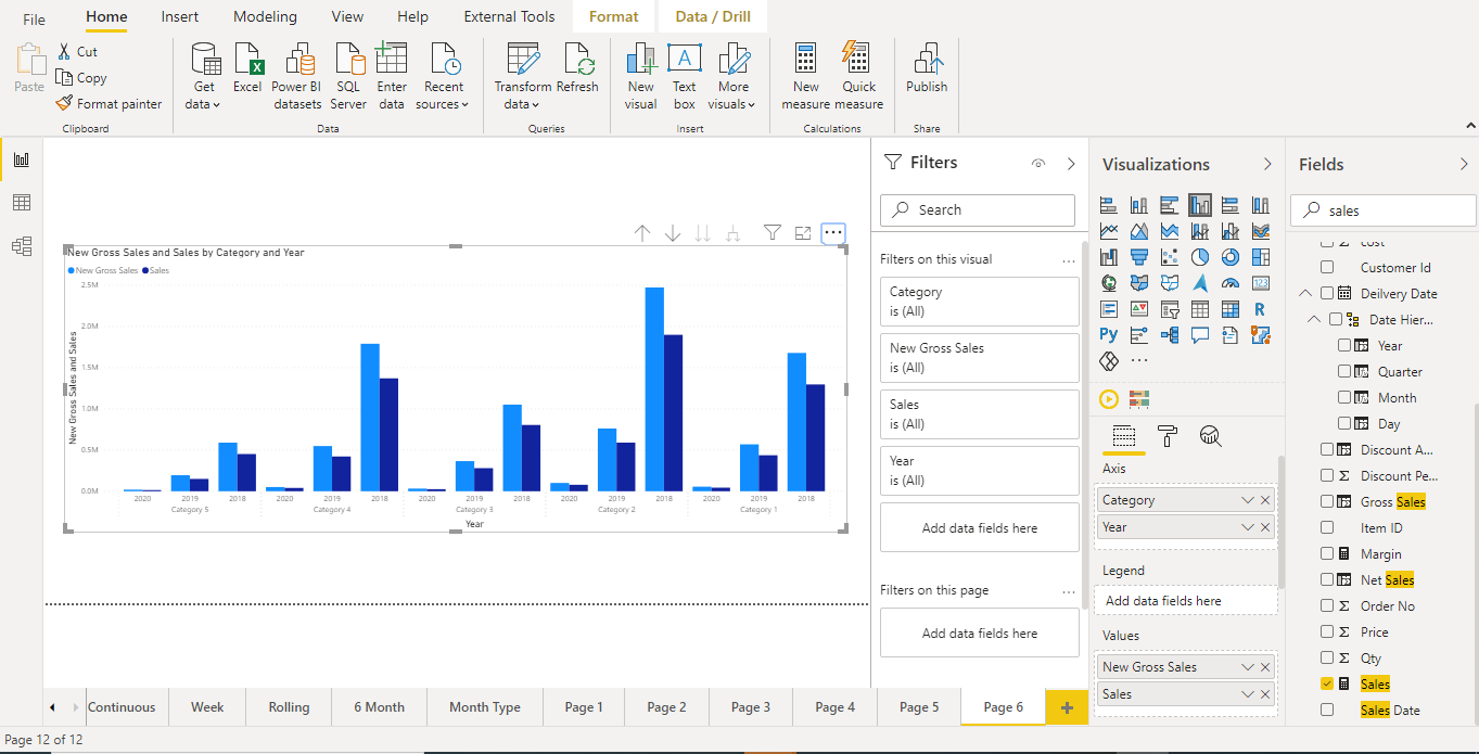 Power BI Calendar table