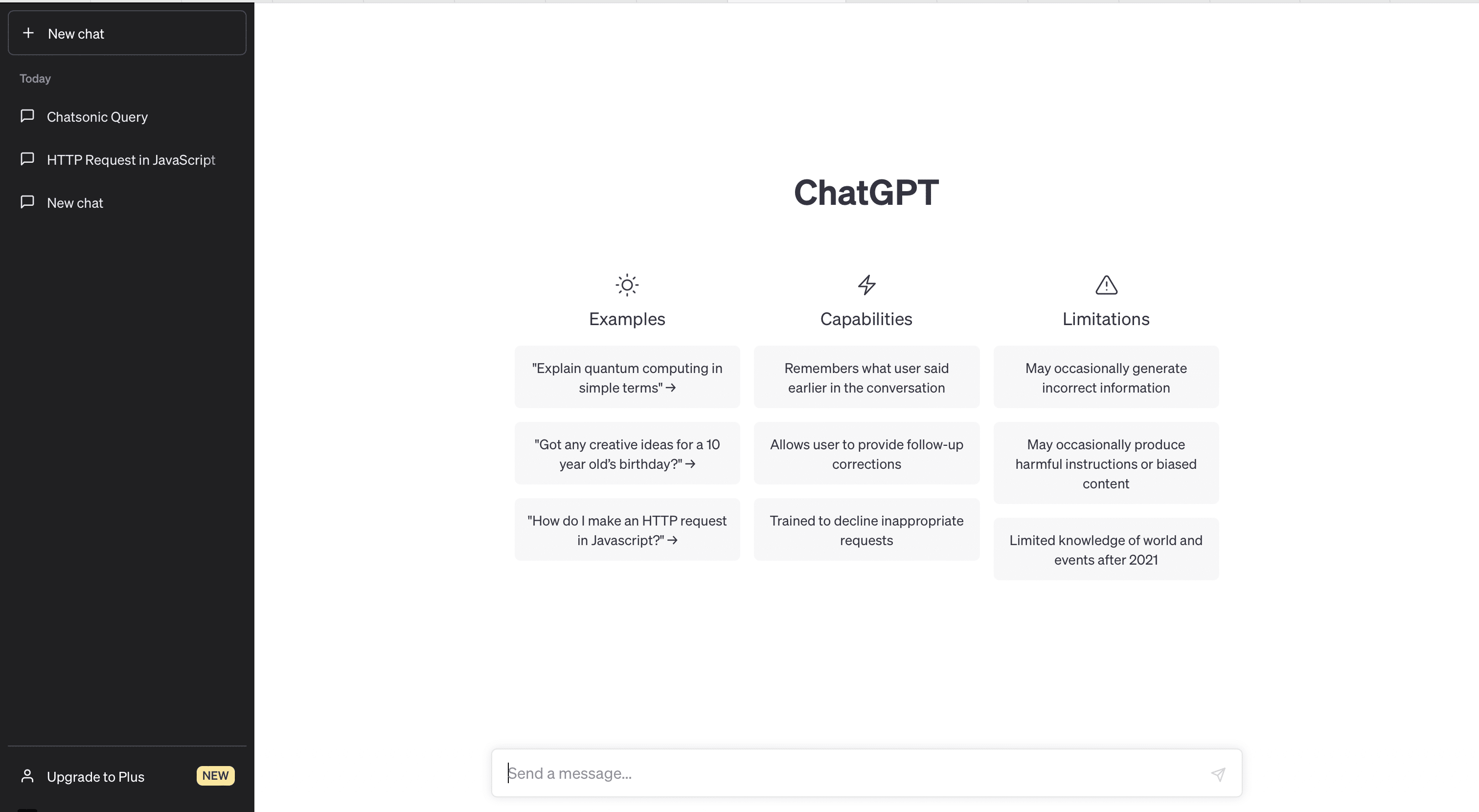 ChatGpt iş sahəsi