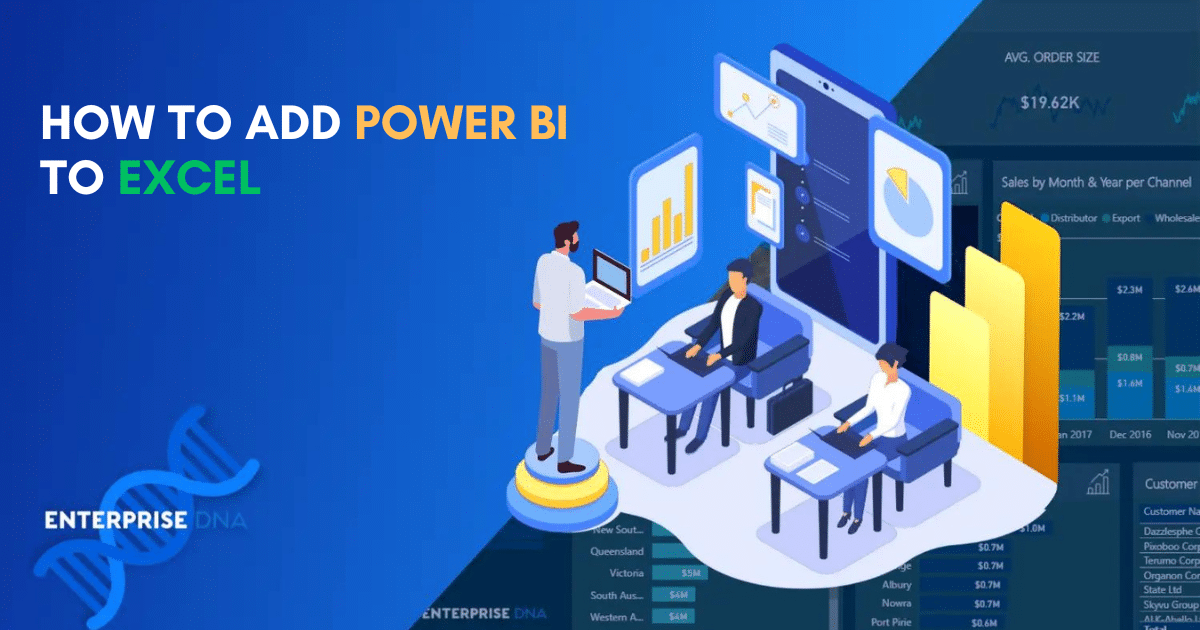 How to add Power BI to Excel.