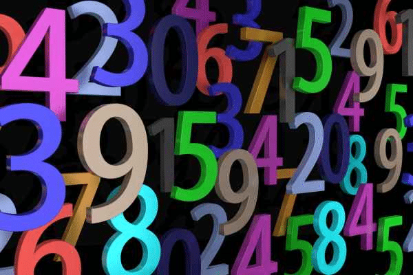 illustration of numbers