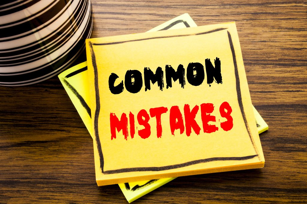 Common Mistakes Sticky Note