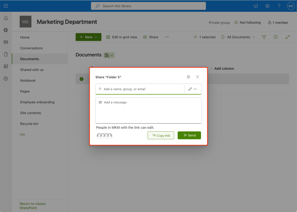 How To Create A Document Library In SharePoint Online – Master Data ...