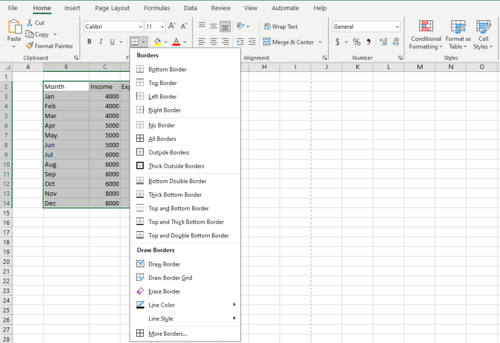 Page Border in Excel: A Step-By-Step Guide – Master Data Skills + AI