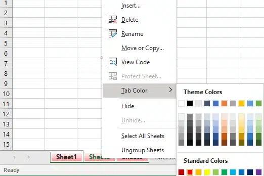 change the color of grouped tabs