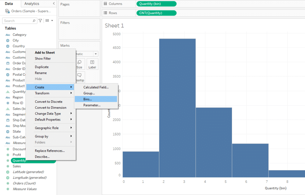 How to Create a Bin in Tableau: A Step-By-Step Guide – Master Data ...