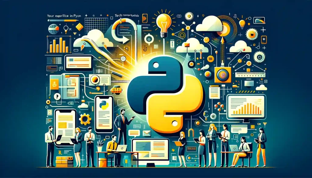 python being used for a variety of use cases in the tech industry