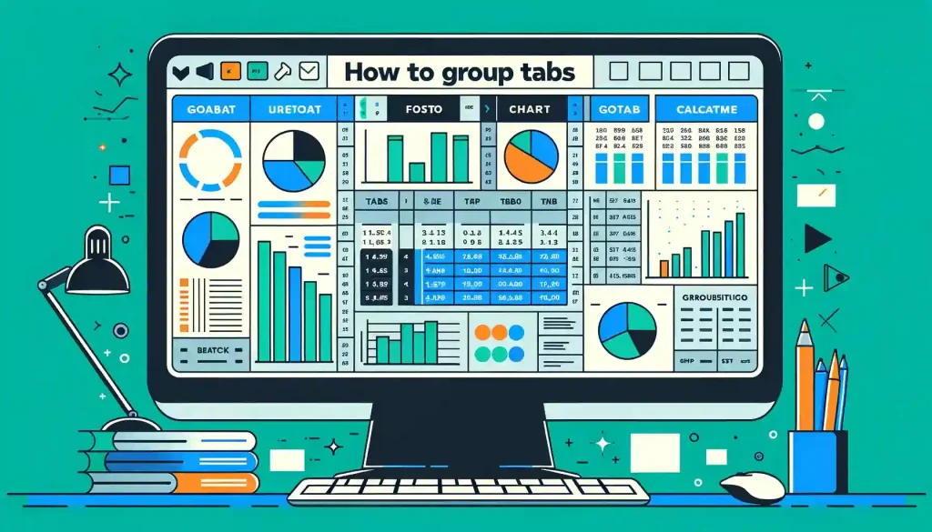 how to group tabs in excel