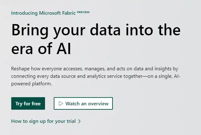 bring your data into the era of ai with microsoft fabric